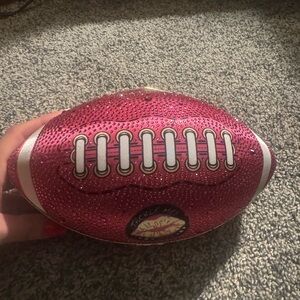 Betsy Johnson football purse with gems